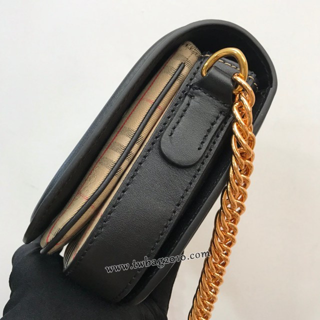 Burberry專門店新款斜背包鏈環包 巴寶莉格紋單肩斜挎女包 yxb1282